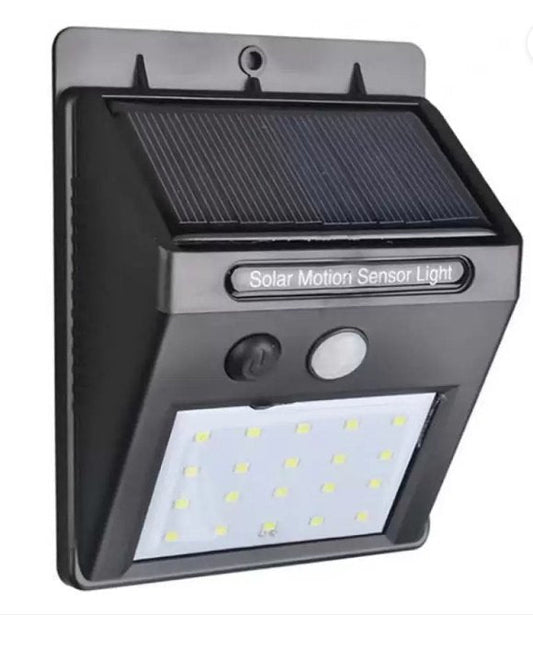 HG-30 Solar Motion Sensor LED Light – Waterproof, Energy-Efficient Outdoor Lighting for Gardens, Pathways, and Driveways.